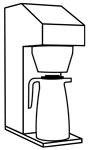 IconaMacchinaCaffeFiltroBW